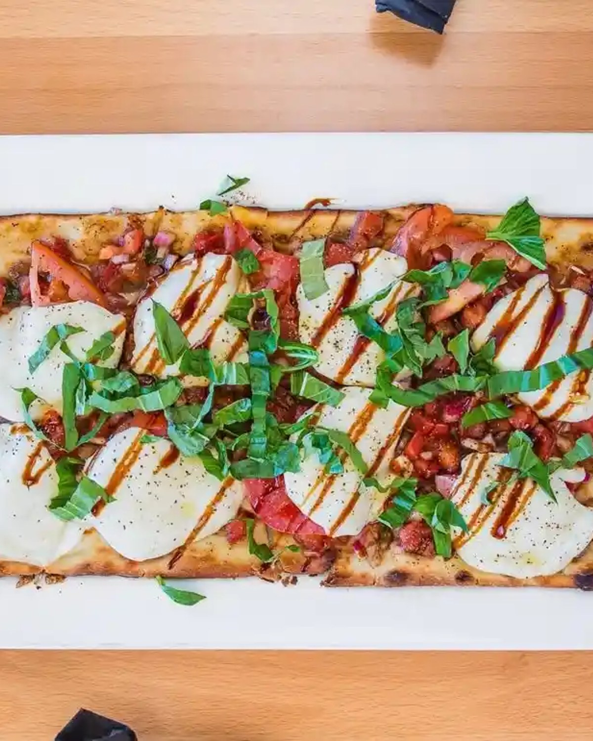 Caprese Italian Flatbread at Touch of Tuscany
