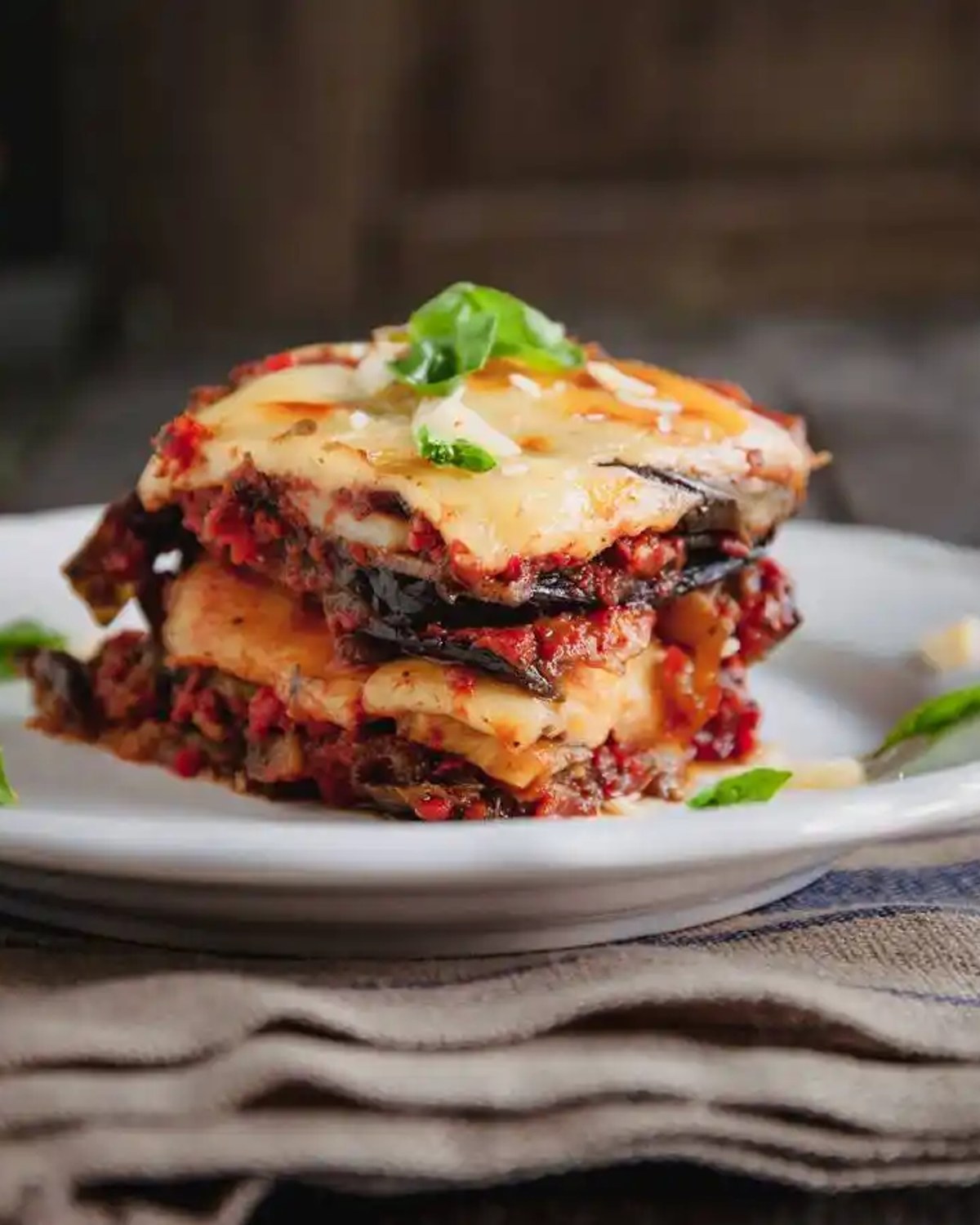 Eggplant Parmesan at Touch of Tuscany