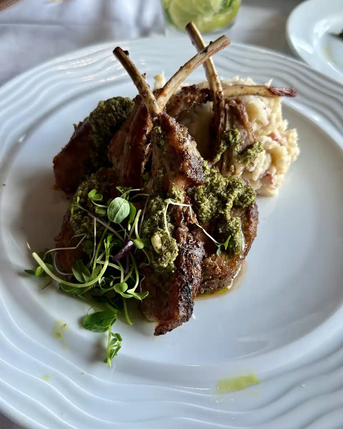 Rack of Lamb at Touch of Tuscany