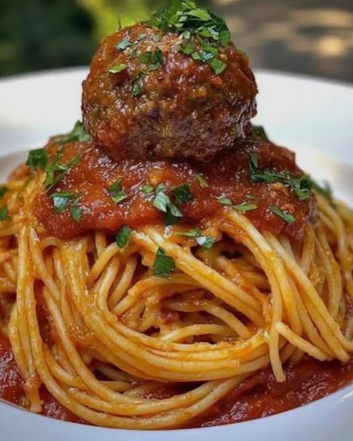 Spaghetti & Meatball at Touch of Tuscany