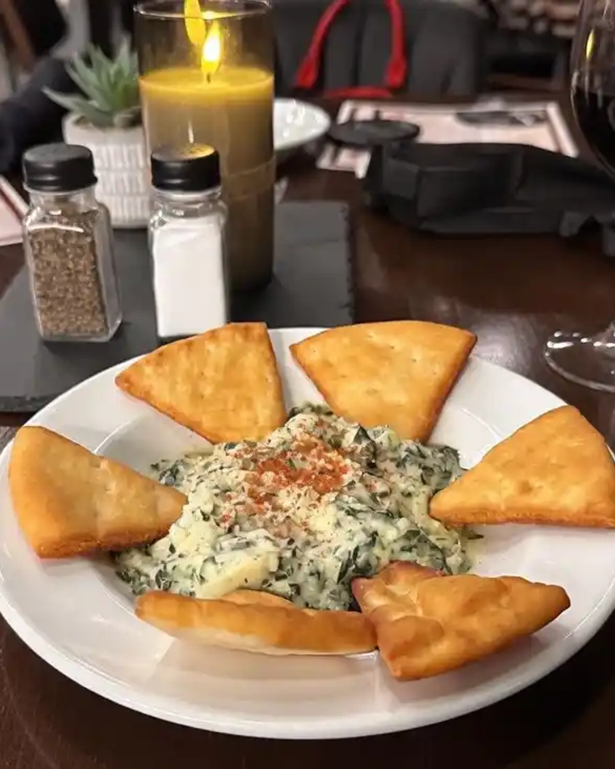 Spinach & Artichoke Dip at Touch of Tuscany